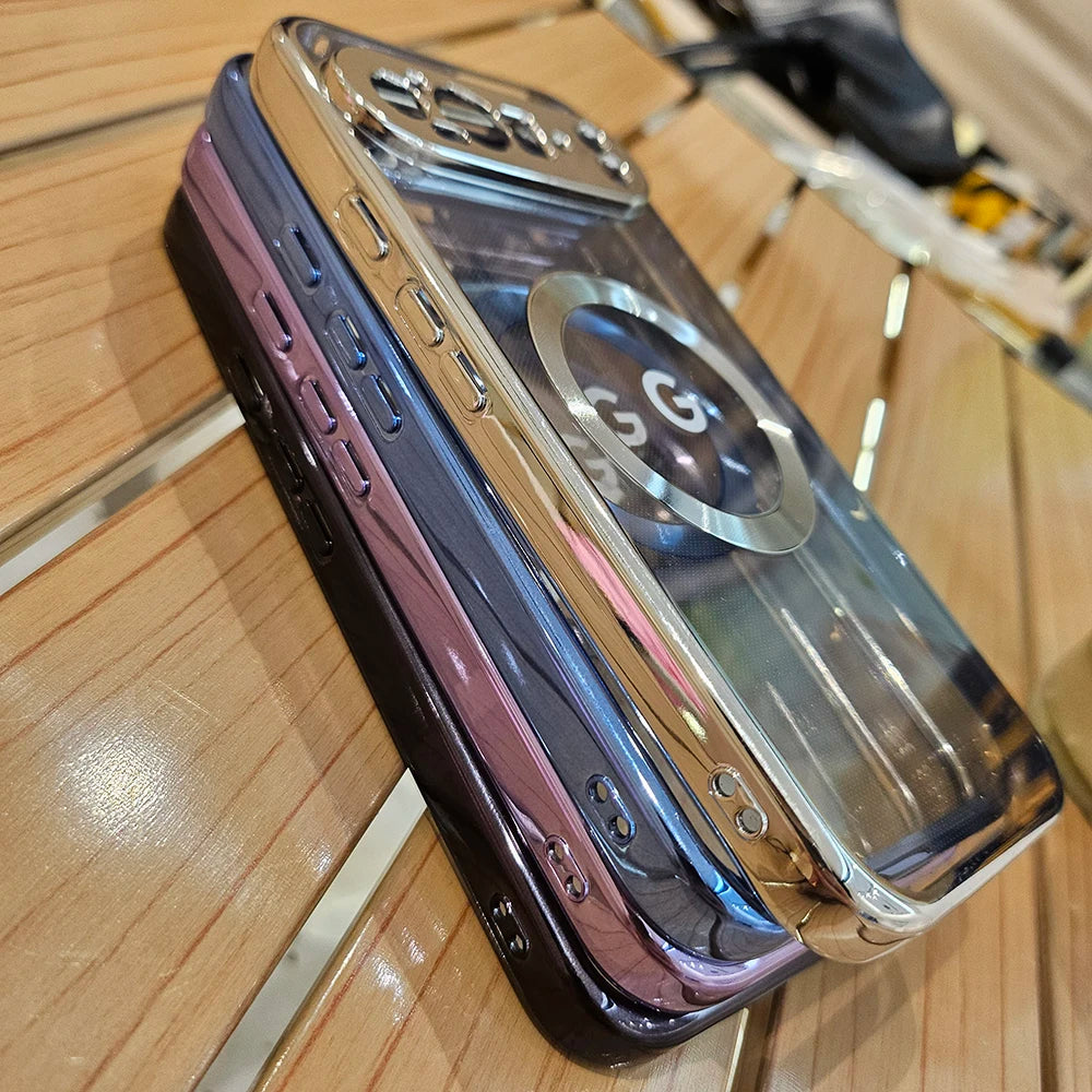 Transparente Magnet-Hülle für Pixel 8/7A