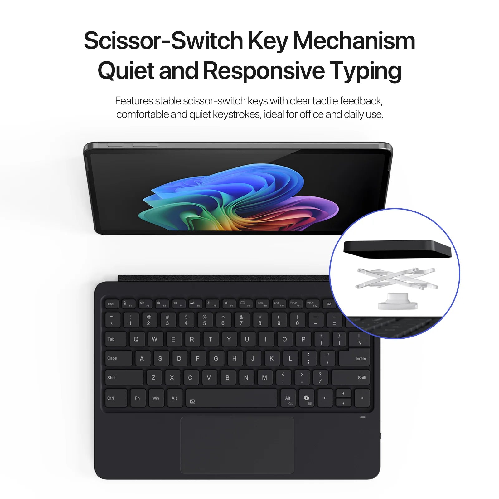 UltraSlim Bluetooth Tastatur mit Touchpad für Surface Pro