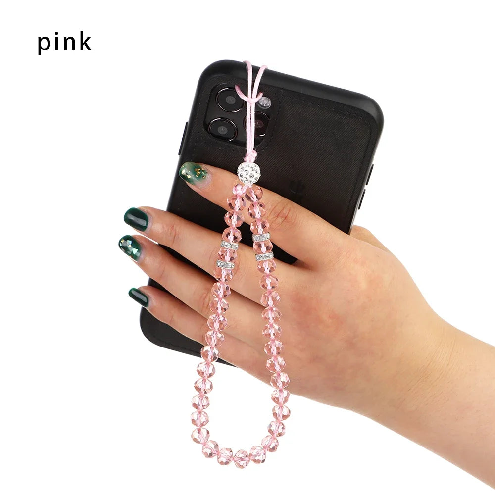 Bunte Anti-Verlust Handy Lanyard mit Kristallseil