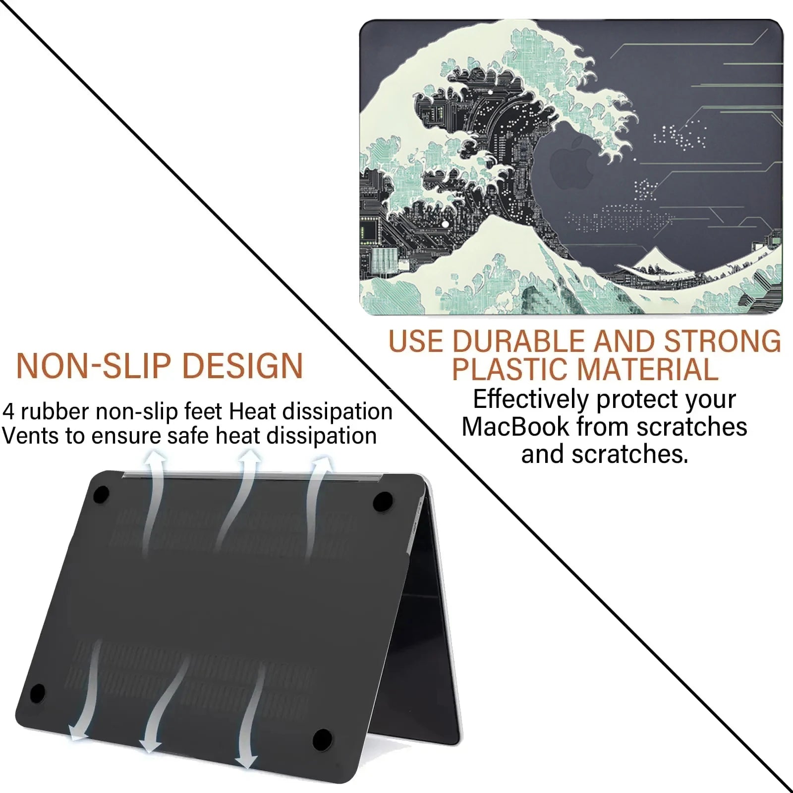 Kunststoff Laptoptasche im Technikstil