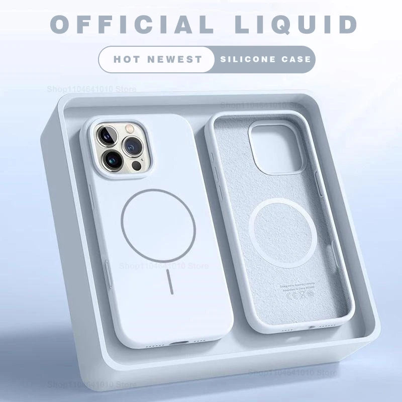 Magnetische Magsafe Hülle iPhone 11–16