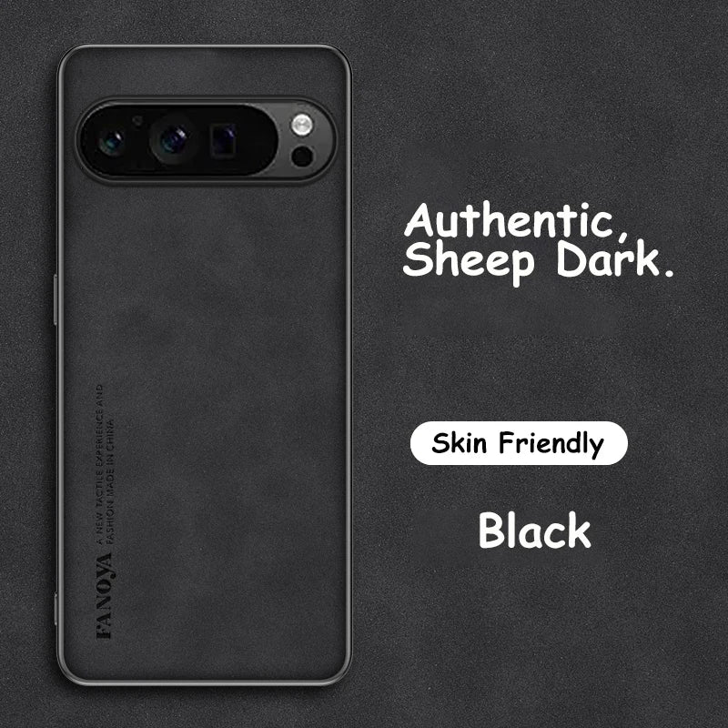 Stoßfeste PU-Lederhülle für Pixel