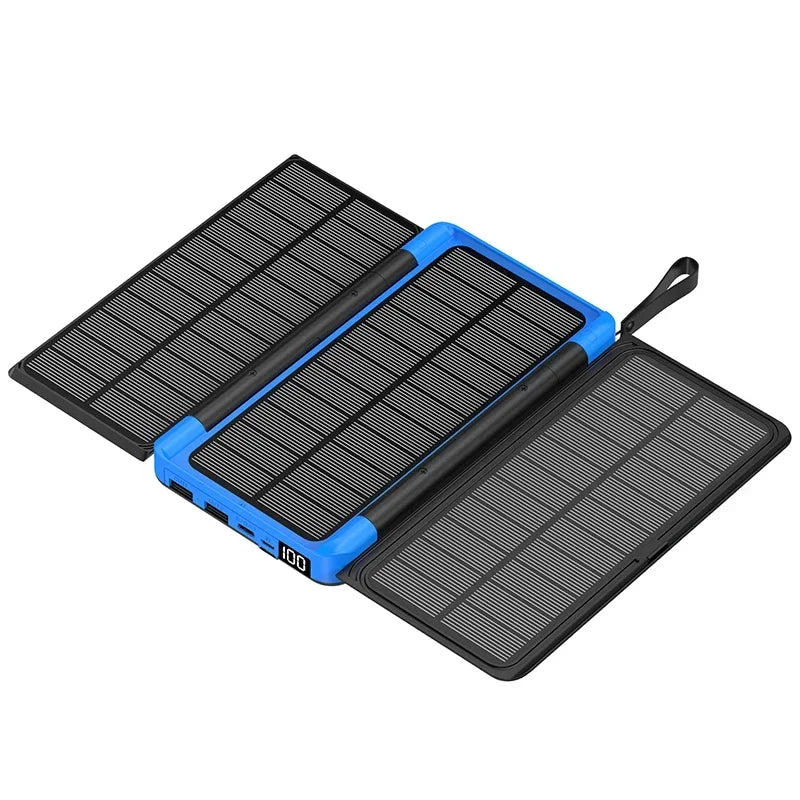 Solar Powerbank 20000mAh mit Qi Wireless Funktion