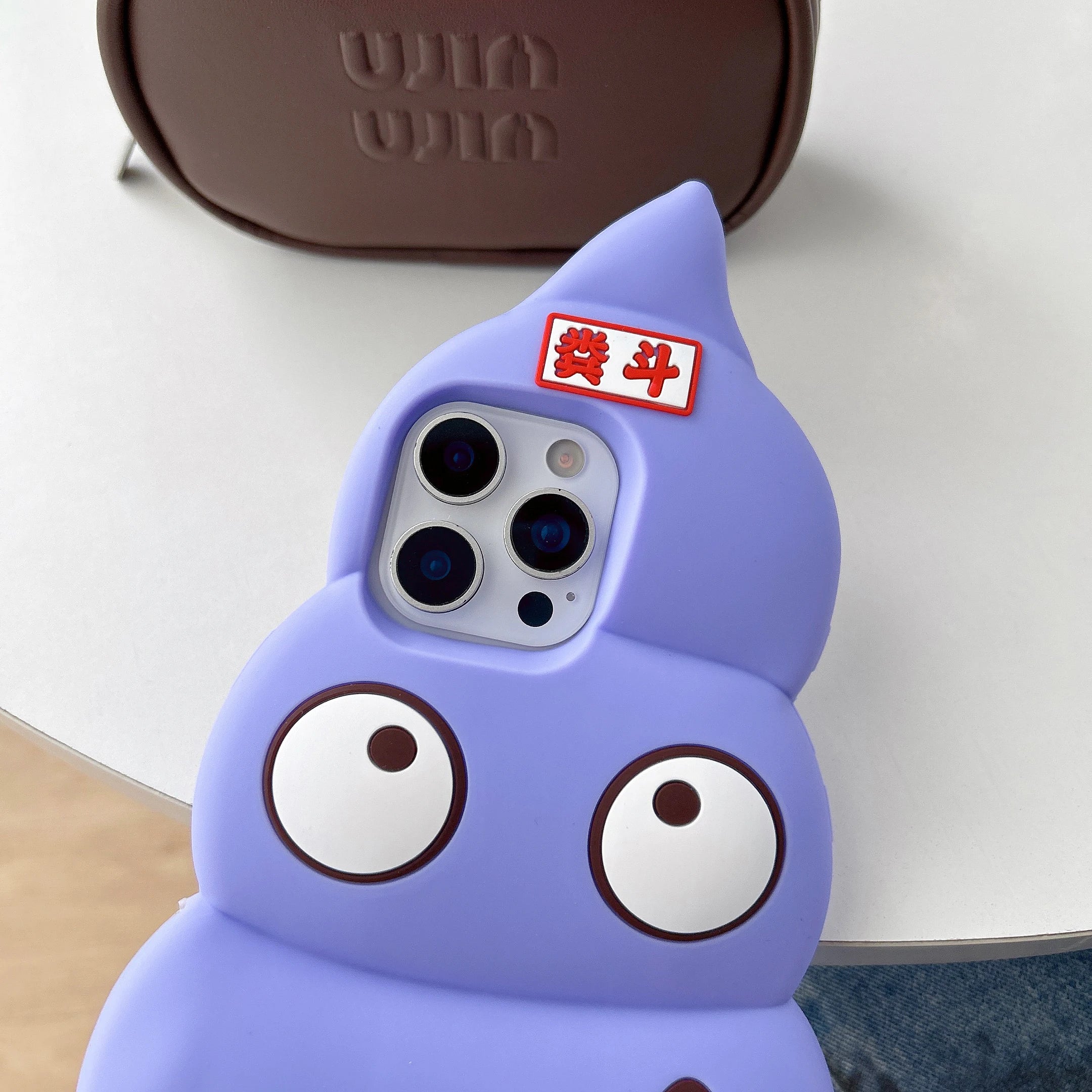 3D Poop Cartoon Hülle iPhone Silikon lustig weich