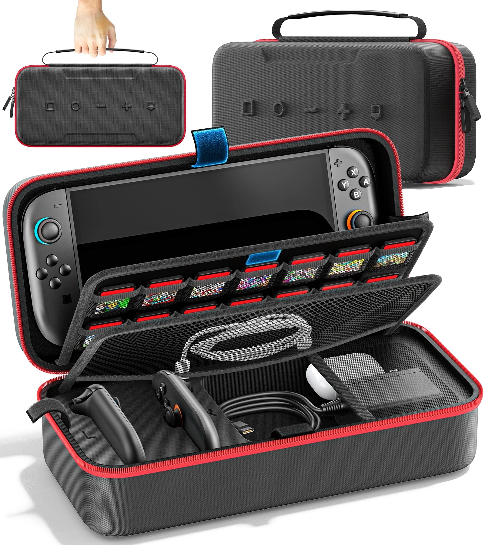 Hardcase Tasche für Nintendo Switch – Schutz & Reise für Switch 2, Original & OLED