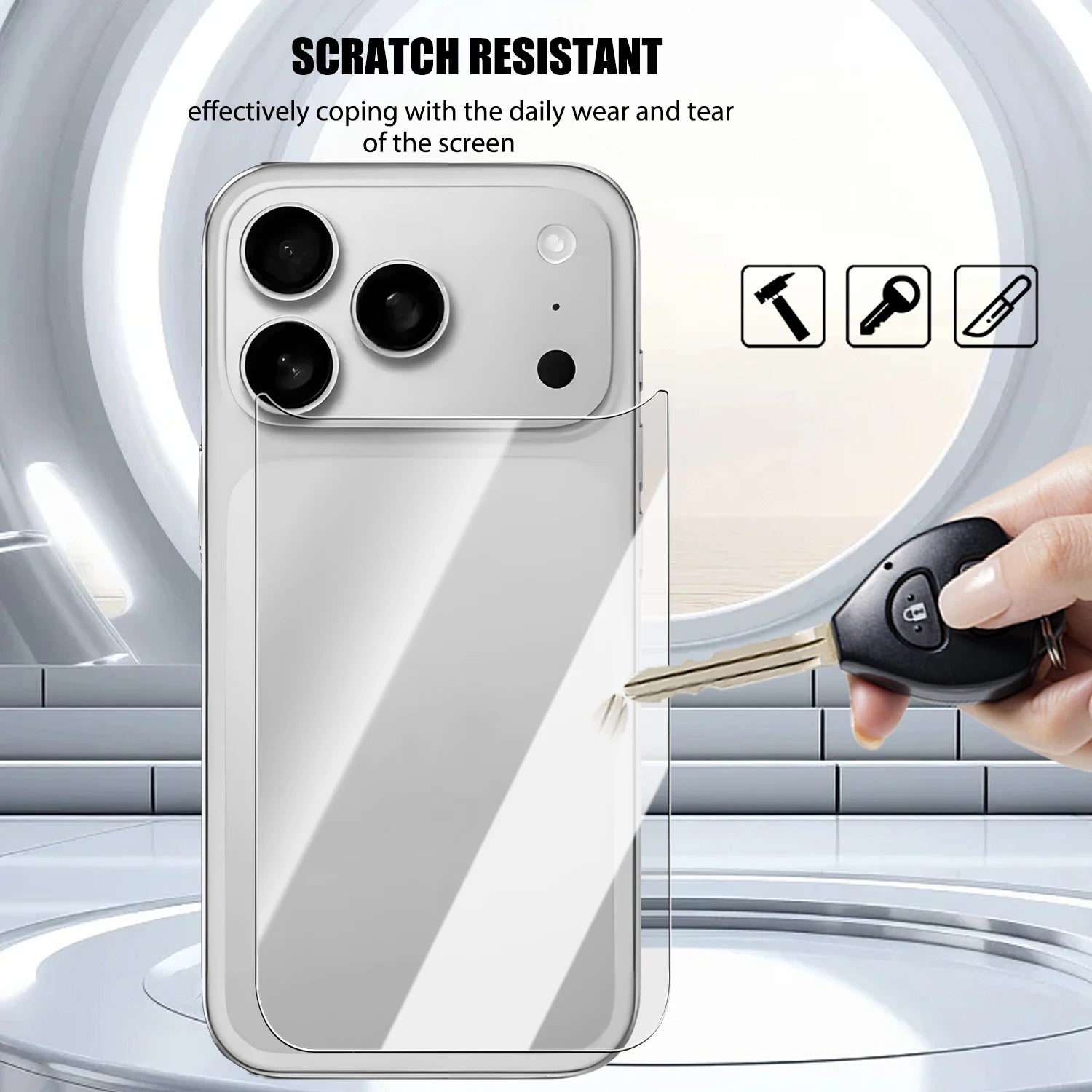 9H tempered glass camera lens protector for iPhone 17 Pro Max