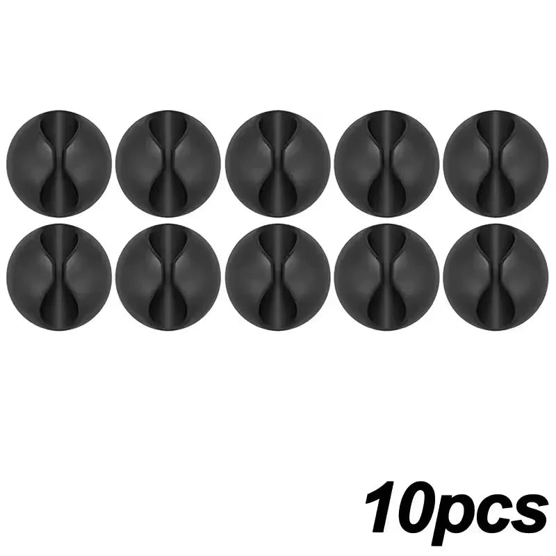 Mini Kabel Organizer Clips 5/50 Stück für Schreibtisch