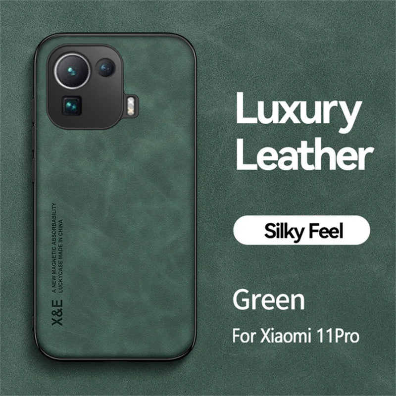 Leder Magnet Hülle für Xiaomi Mi 11