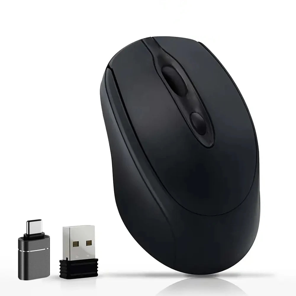 Wiederaufladbare kabellose Maus Bluetooth & 2,4 GHz