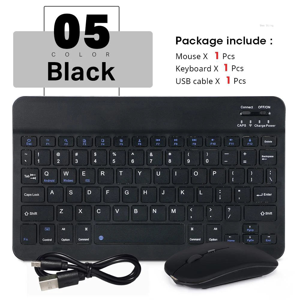 Mini Bluetooth Tastatur Maus für Tablet & Handy
