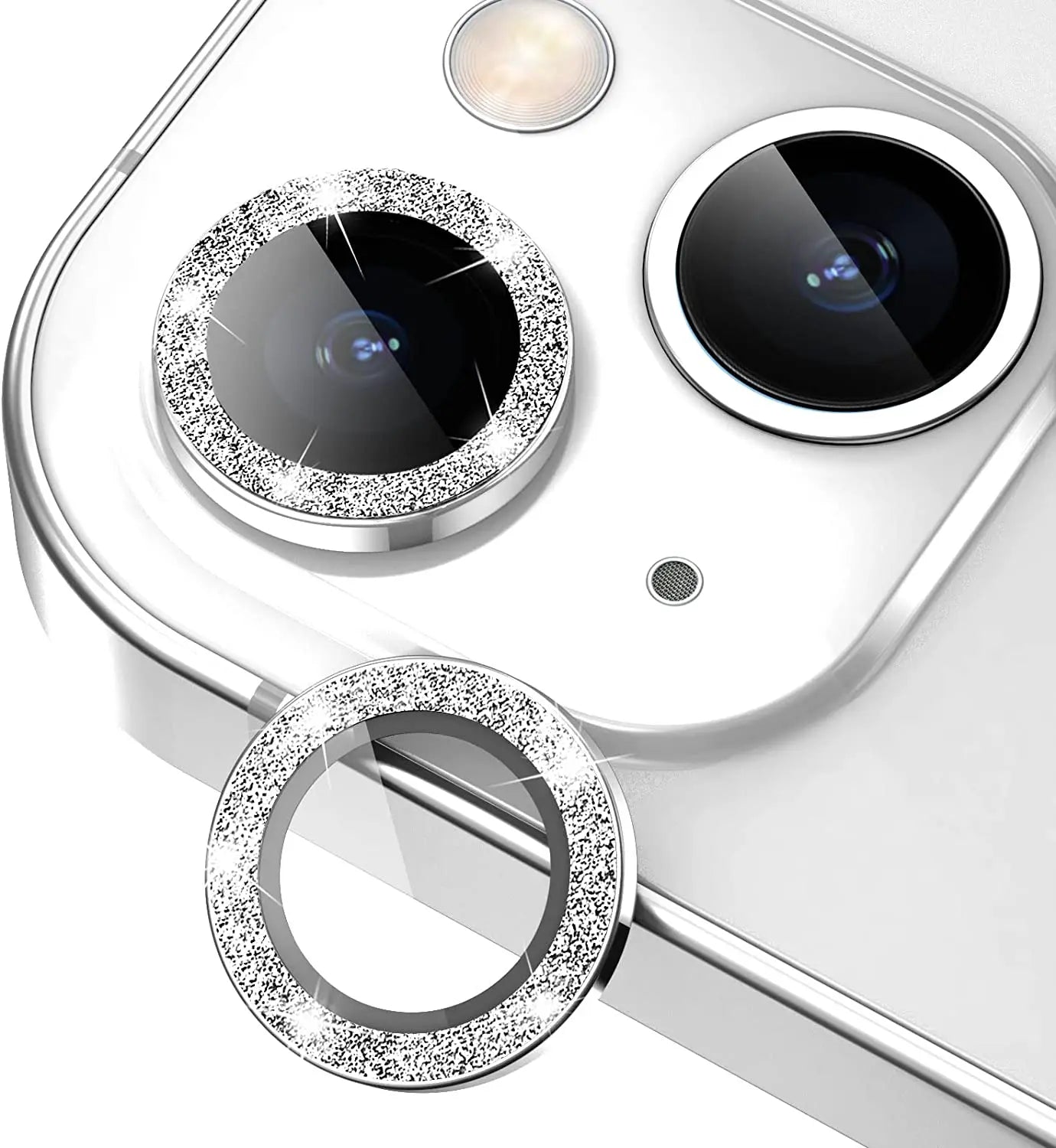Glitter Diamond Camera Protective Glass for iPhone 17 Pro Max