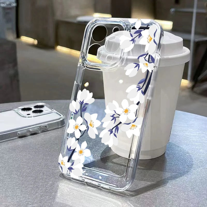 iPhone Hülle mit Chrysanthemenmuster