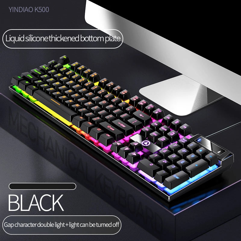 YINDIAO Gaming-Tastatur mit Numpad