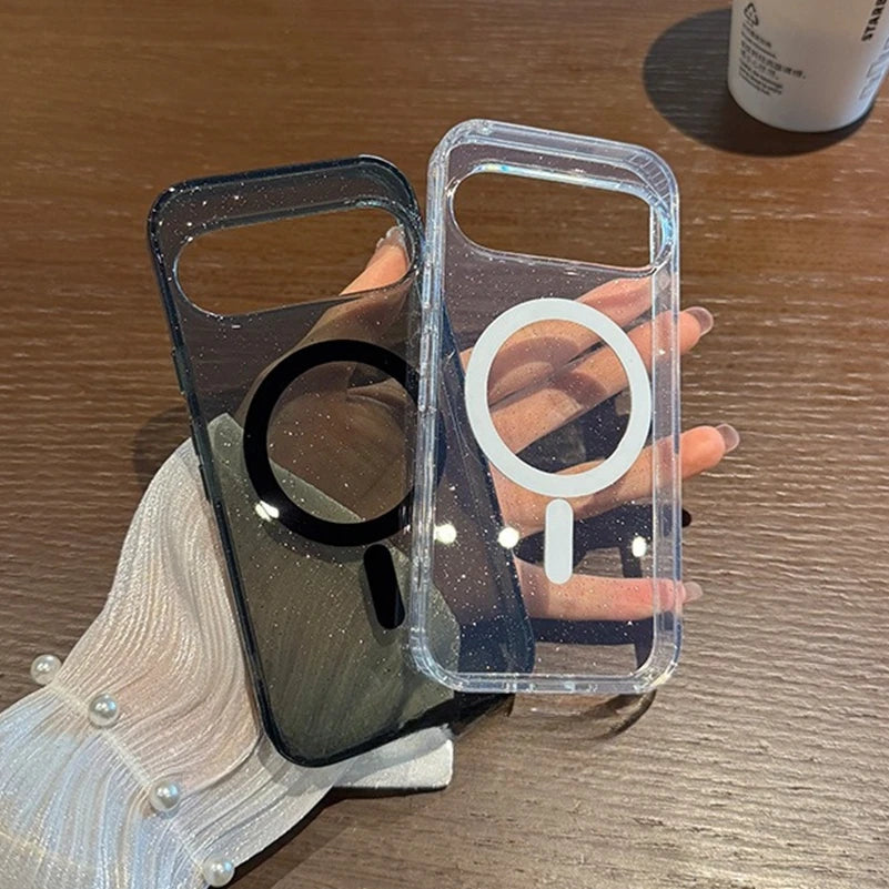 Glitzernde Magsafe-Hülle für Pixel 8–10
