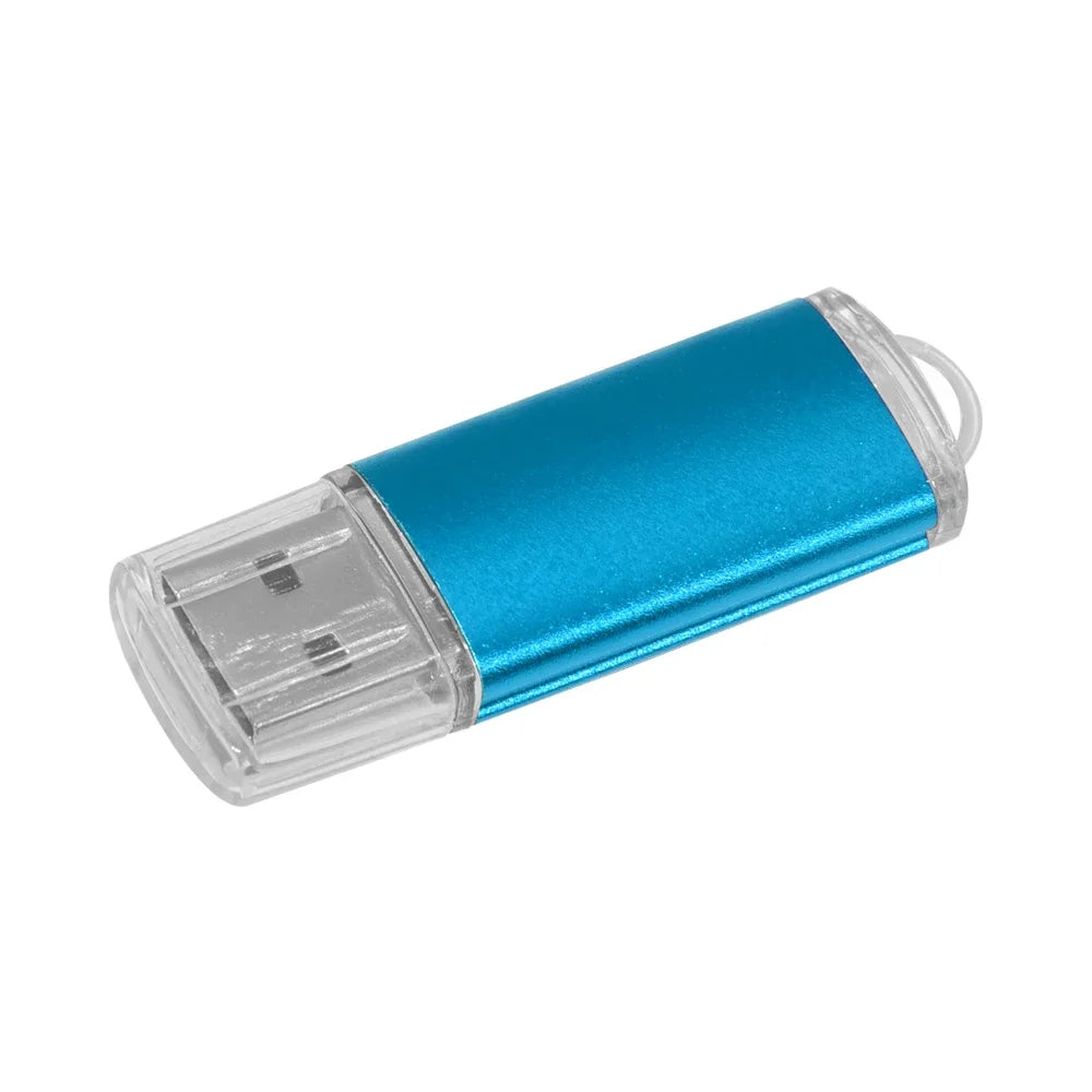 Clé USB 2.0 métallique haute vitesse colorée
