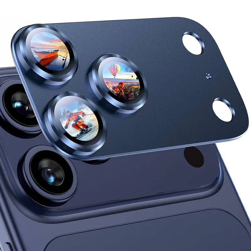 Aluminum camera lens protector for iPhone 17 Pro Max