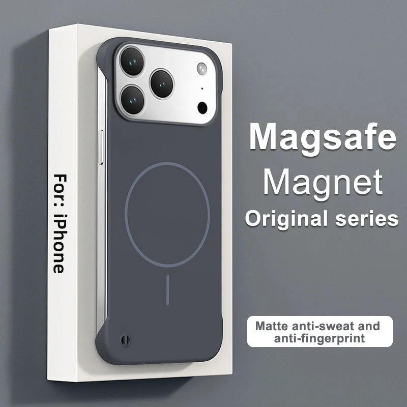 Rahmenlose magnetische Hülle für iPhone 17 Magsafe