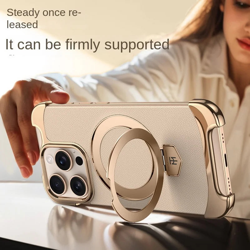 Metallhülle mit Ringhalter für iPhone 17 Pro Max