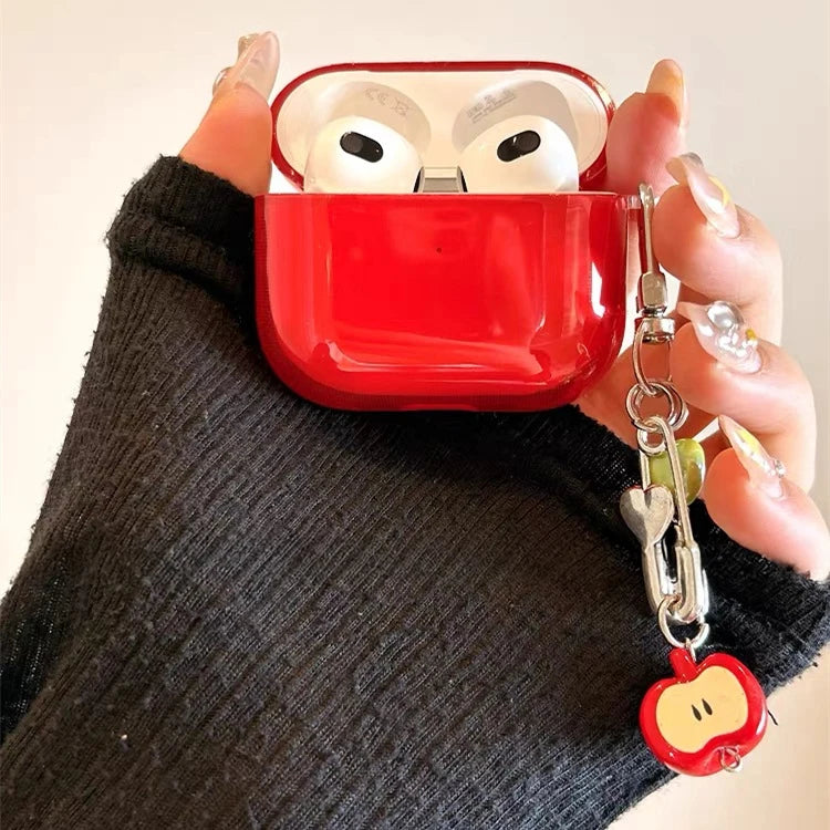 Rote Frucht Silikon Hülle für AirPods