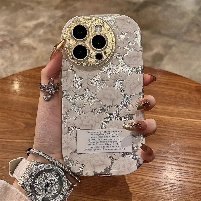 Glitzernde Silikonhülle für iPhone 17 Pro Max