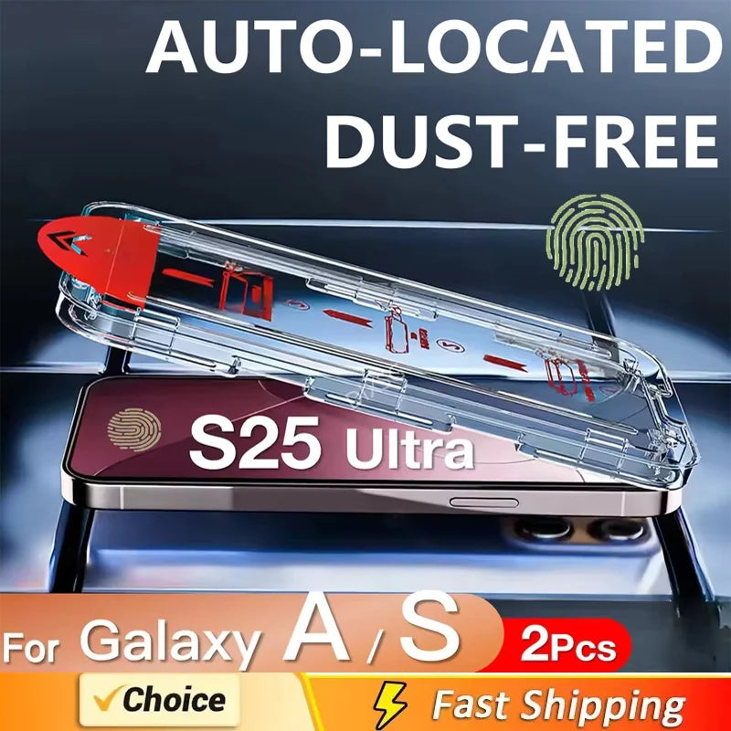 2er Set Gehärtetes Glas für Samsung Galaxy