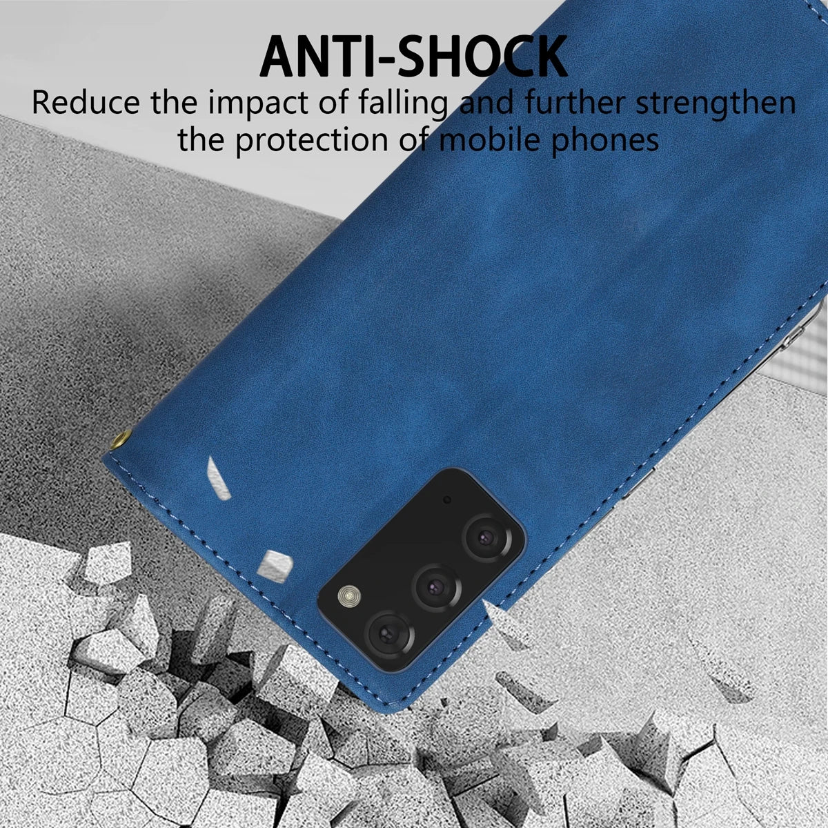 Magnetische Lederhülle für Samsung