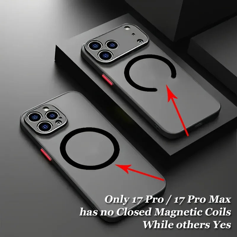 Transparente Magnethülle für iPhone 17 Pro Max