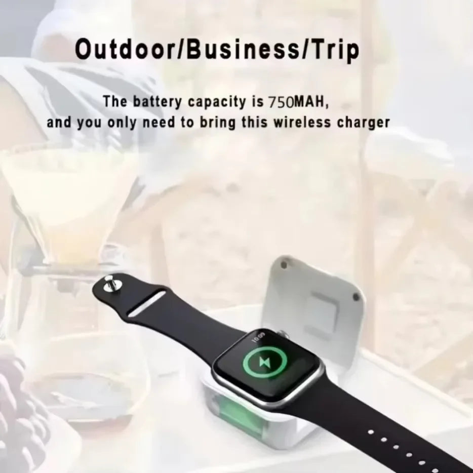 Magnetische Powerbank 750mAh für Apple Watch