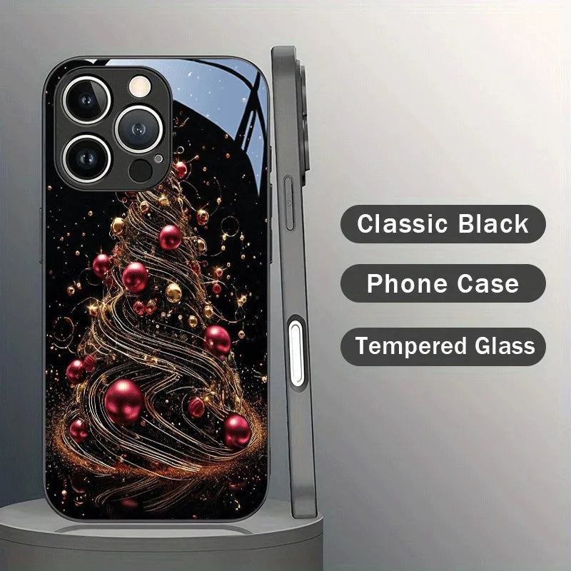 Weihnachtsbaum Glas Hülle für iPhone 17 & 16