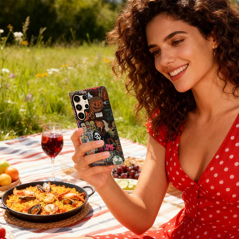 Halloween Horror Handyhülle Galaxy S25 S24 S23