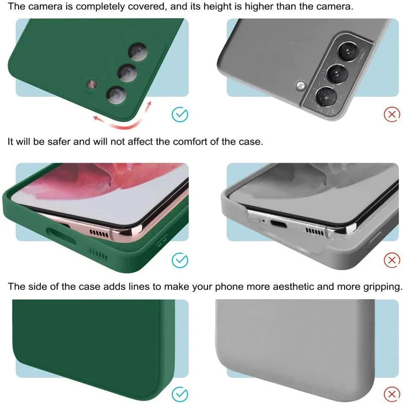 Luxus Flüssigsilikon Hülle Samsung