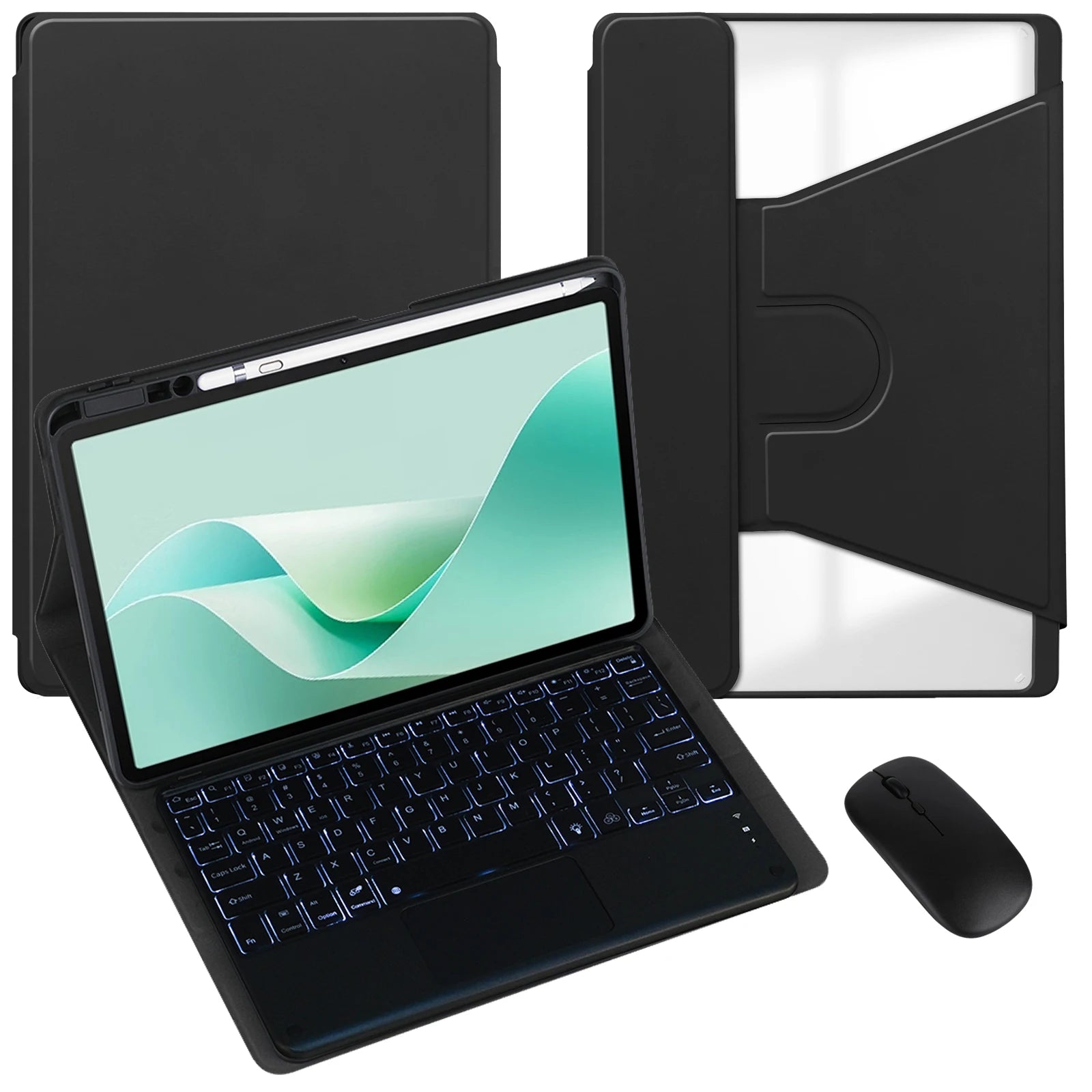 360° Drehbare Hülle mit Tastatur iPad Air Pro