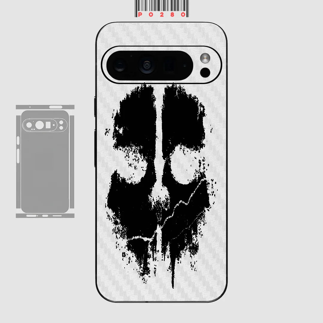 Kohlefaser Hautfolie für Pixel 9–7 Pro