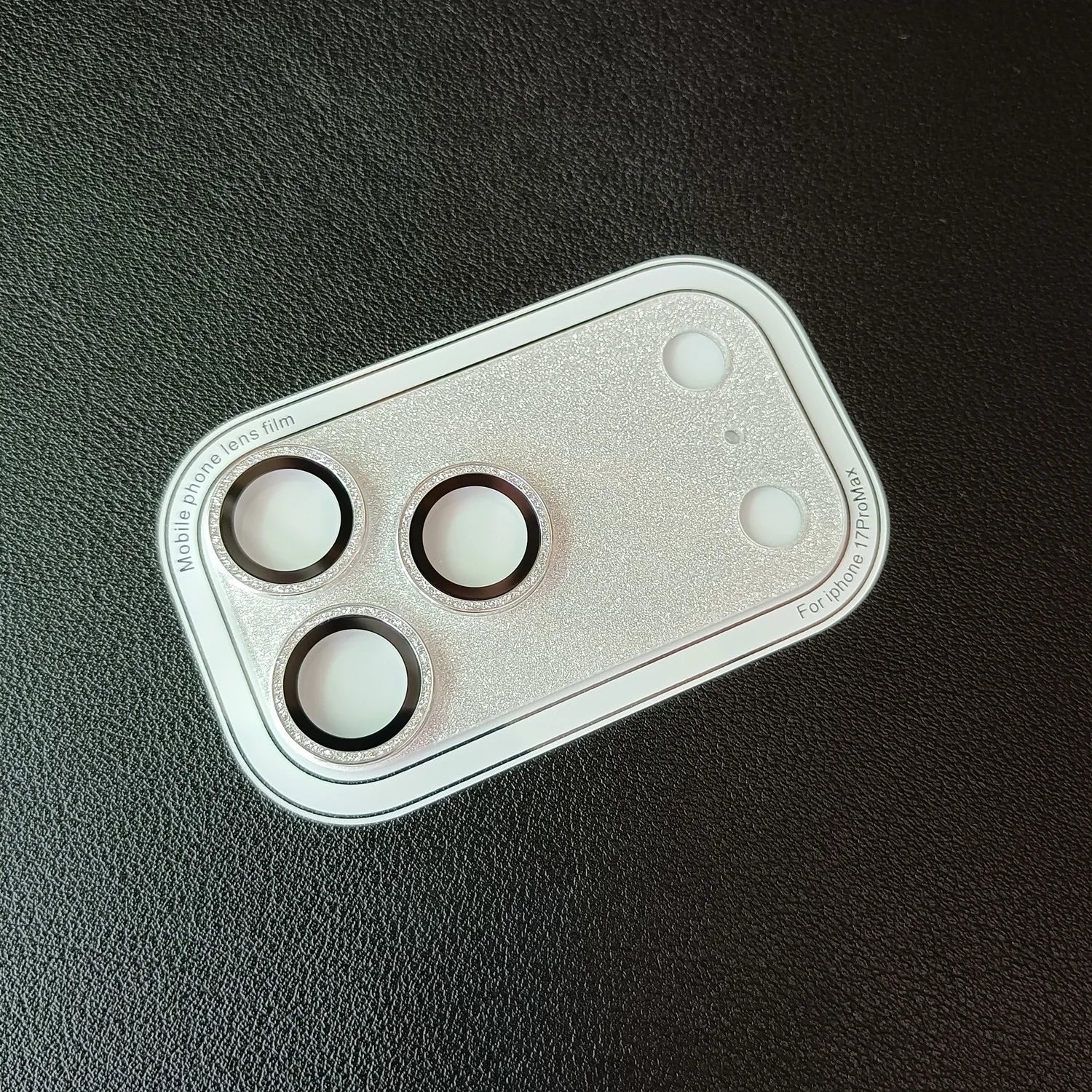 Glitter camera protective ring for iPhone 17 Pro Max