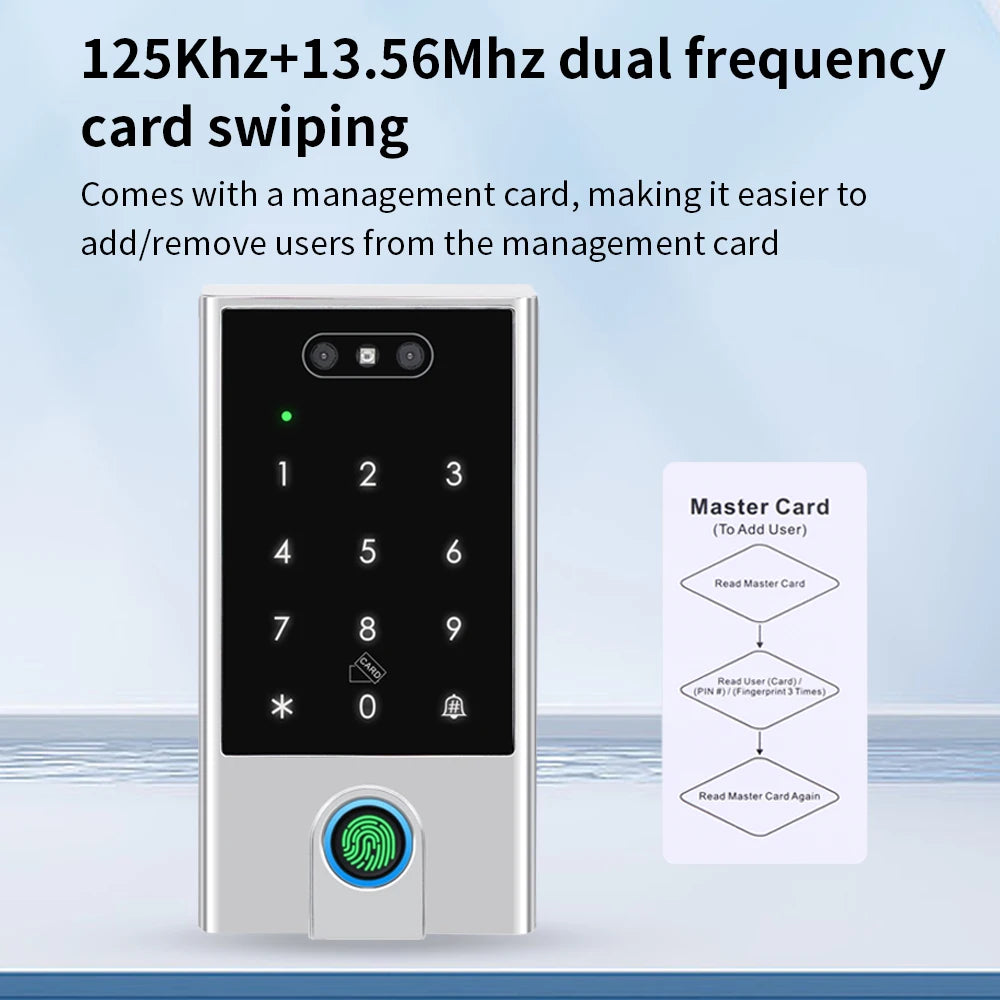 Waterproof Tuya WiFi access control with face unlock
