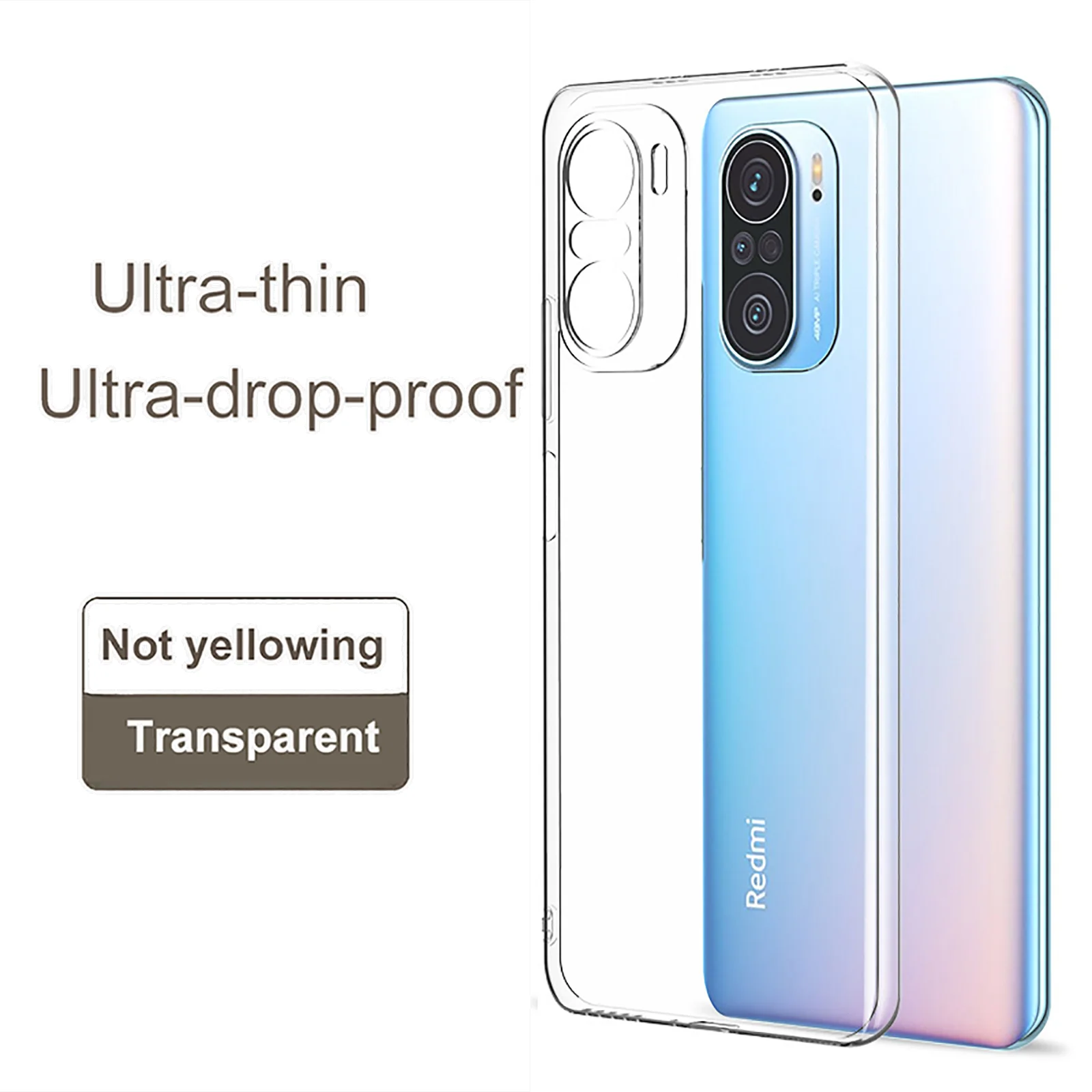 Transparente TPU-Hülle für Xiaomi Poco Serie