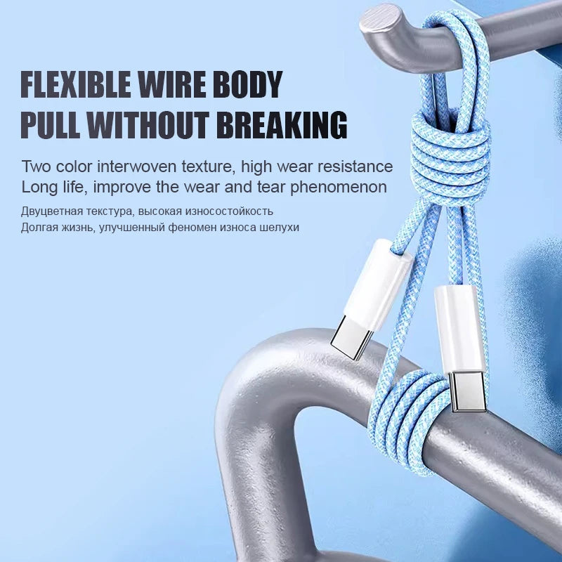 PD 60W Fast Charger USB-C to Type-C Cable