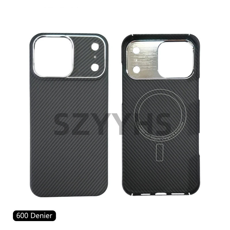 Magsafe Carbon Aramid Hülle für iPhone 17 Pro Max