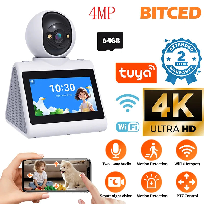 2MP WLAN Innenkamera mit Audio & Nachtsicht