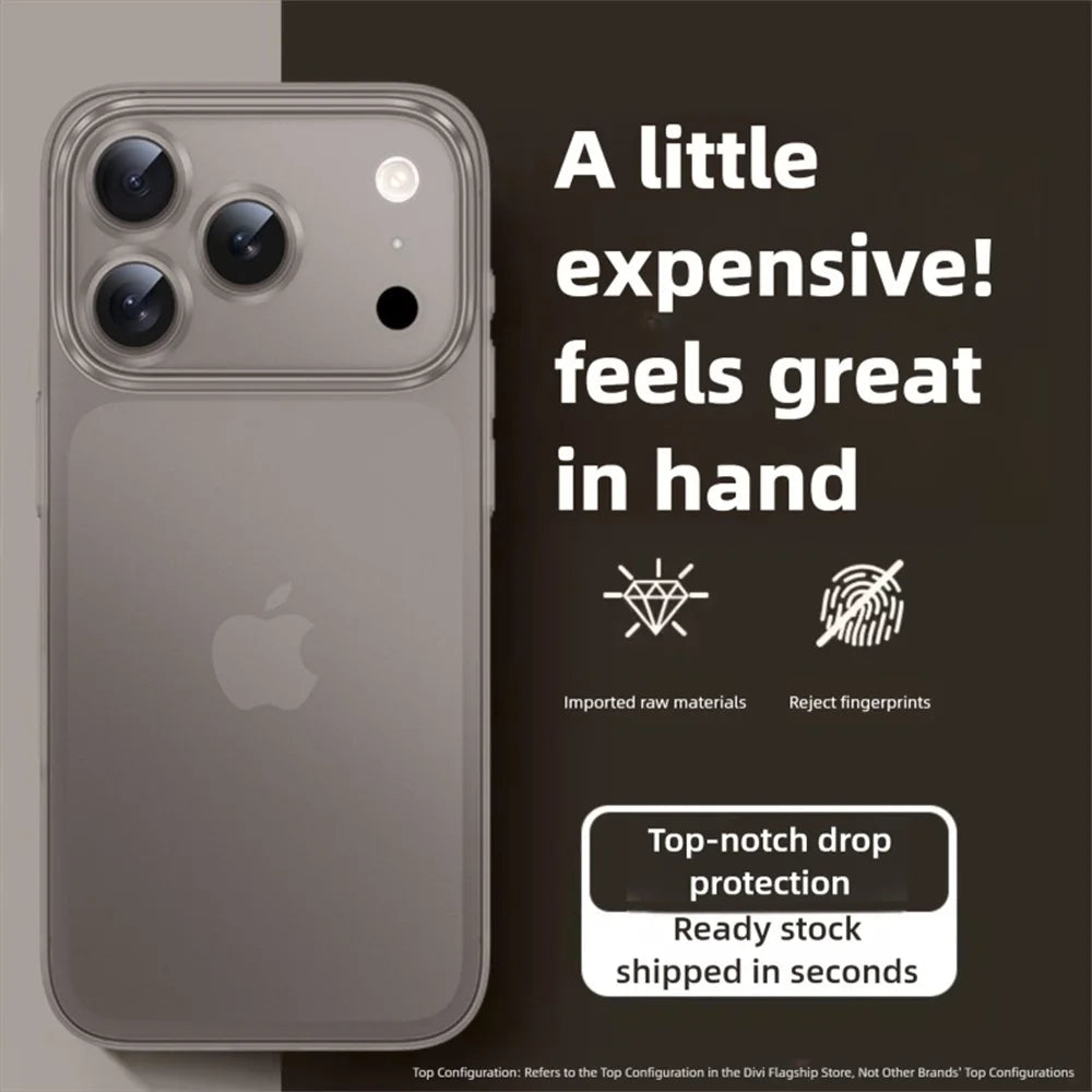 Matte Hardcase Hülle für iPhone 17 Pro Max Air