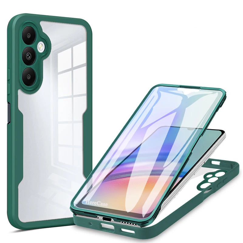 Coque 360° avec protection d'écran pour Galaxy série A