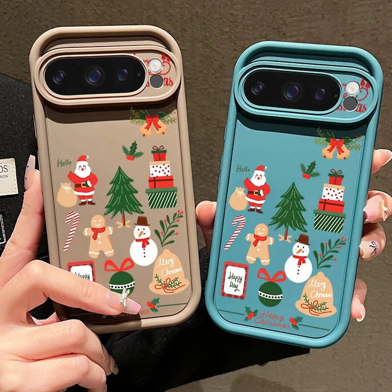 Fröhliche Weihnachts Handyhülle aus TPU für Google Pixel