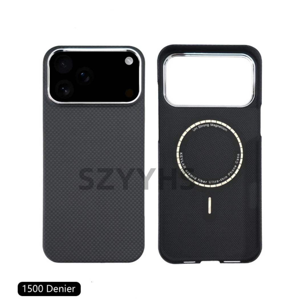 Magsafe Carbon Aramid Hülle für iPhone 17 Pro Max