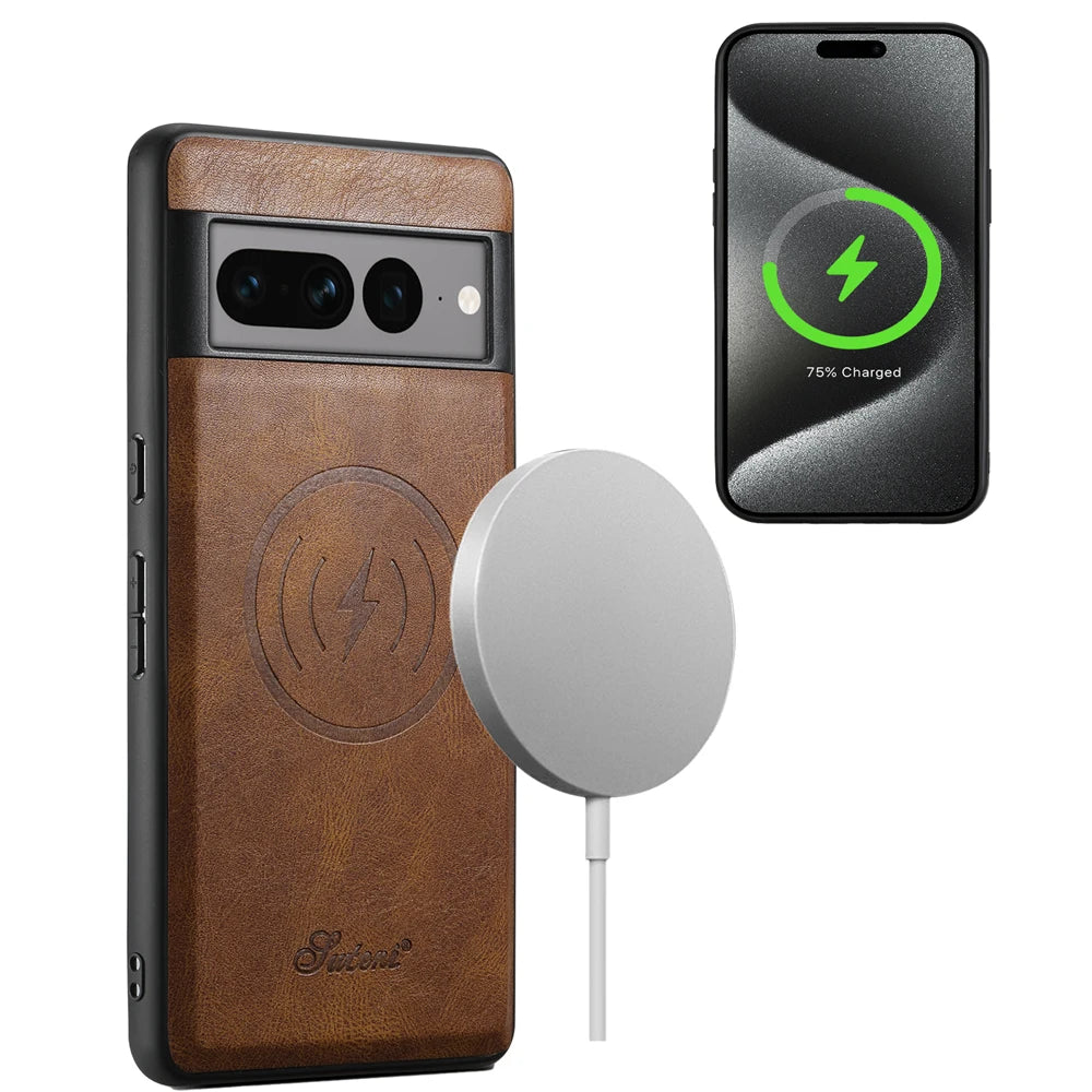 Pixel Ledertasche mit MagSafe & Schutz