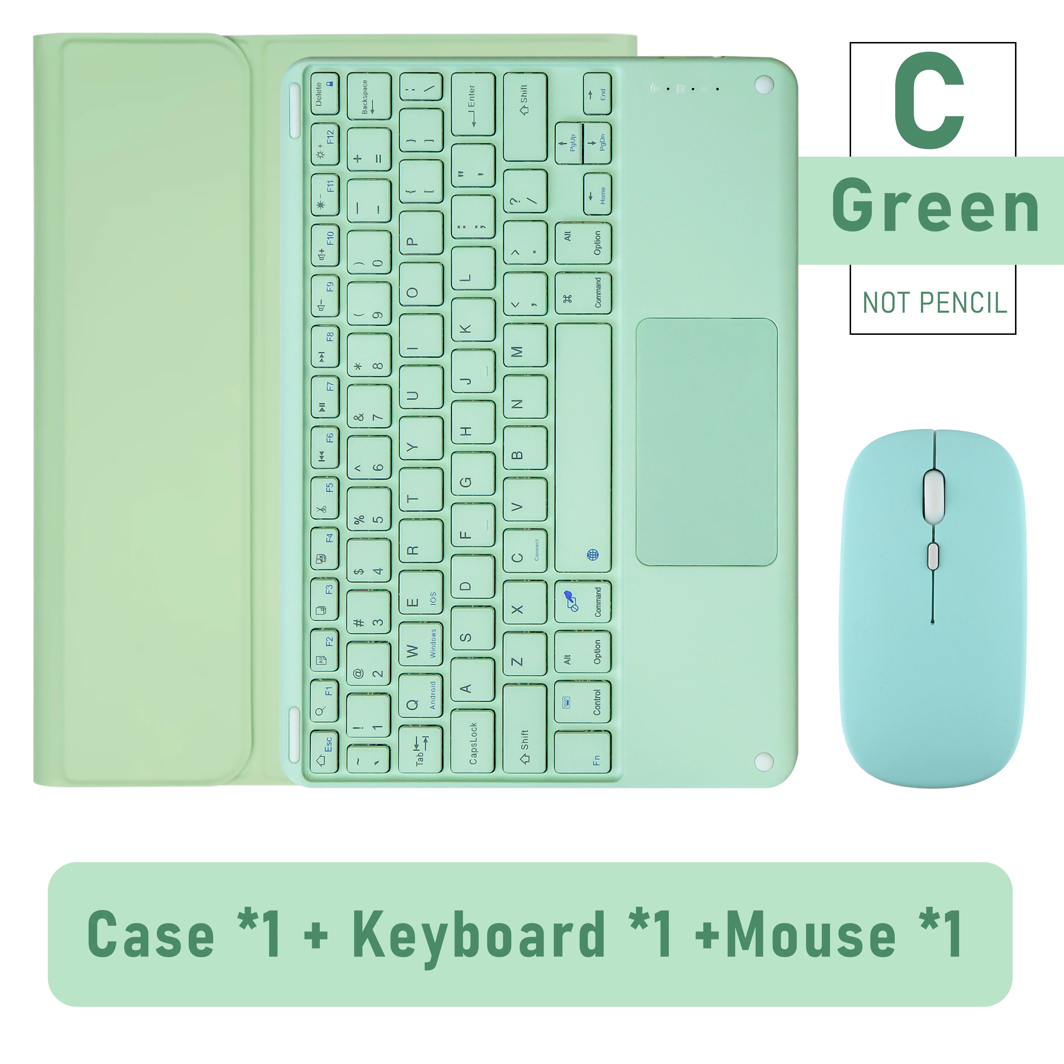 Kabellose Tastatur & Maus für iPad Hülle