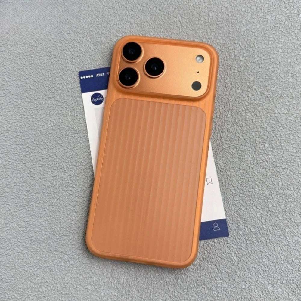 Matte Business Hülle für iPhone 17 Pro Max 3D Streifen