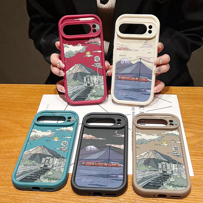 Einfarbige TPU-Hülle Pixel 8 7 Pro 9 XL