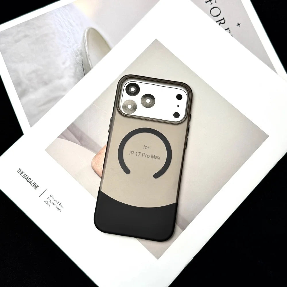 Matte Magnet-Hülle für iPhone 17