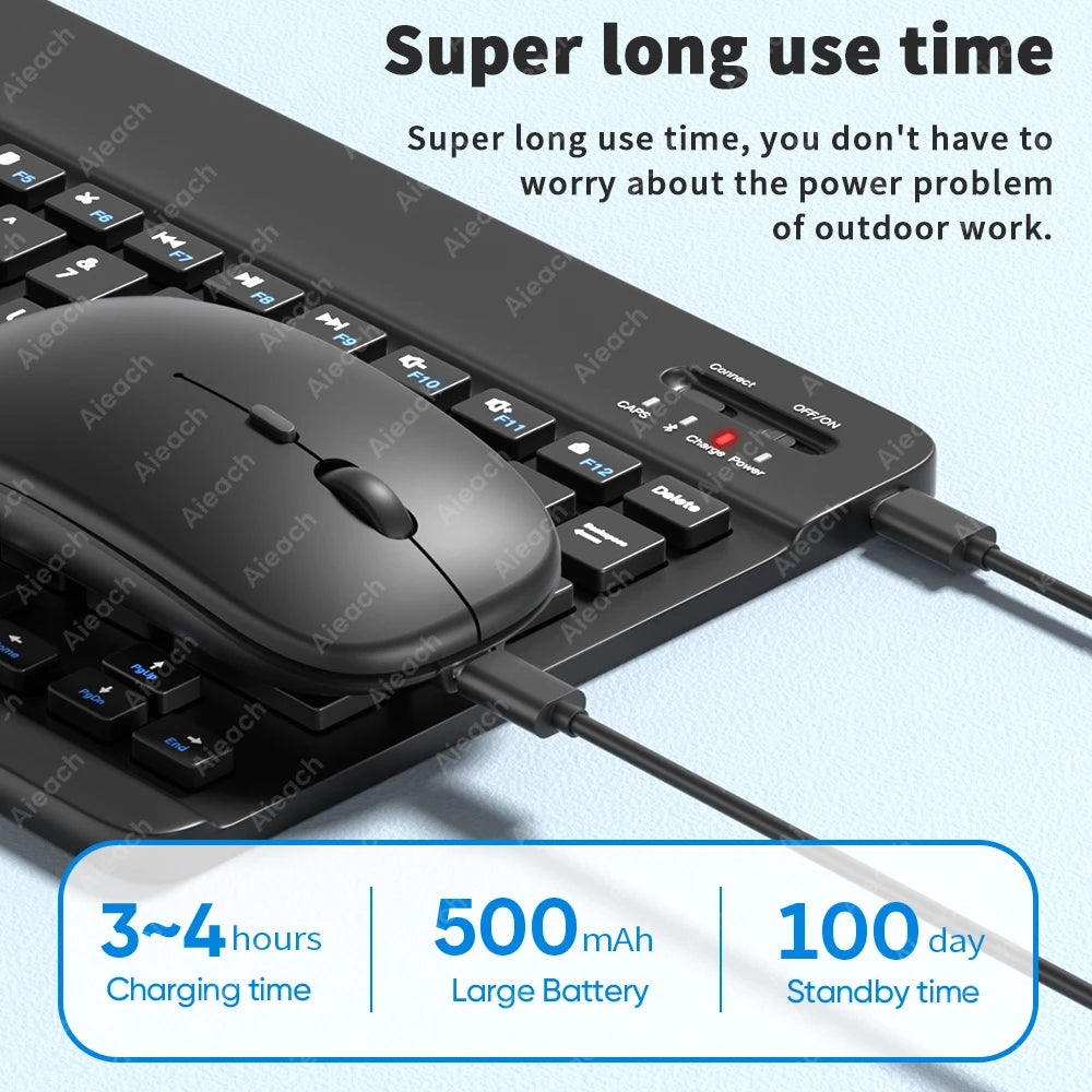 AIEACH iPad Tastatur-Hülle