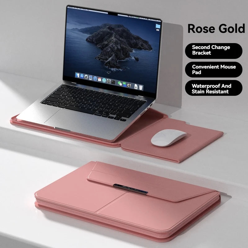 Personalisierte Leder-Laptophülle MacBook